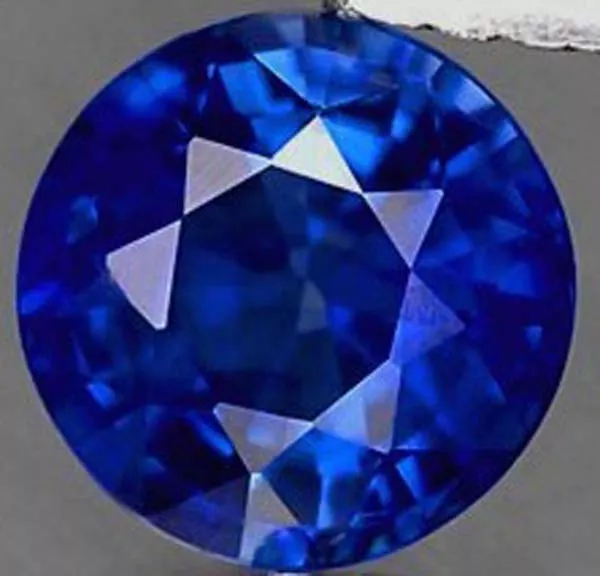 4.29CT AAA Natural Blue Zircon Diamonds Round Cut 9mm VVS Loose Gemstones