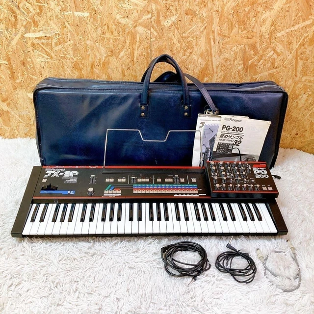 ROLAND JX-3P KEYBOARD Synthesizer with PG-200 Programmer Vintage