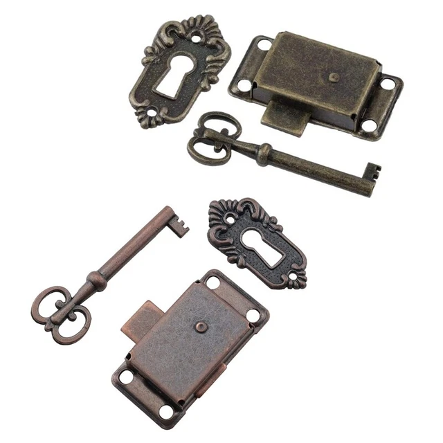 Drawer Locks for w/for Key Decorative Furniture Hardware for Wooden Jewelry Box