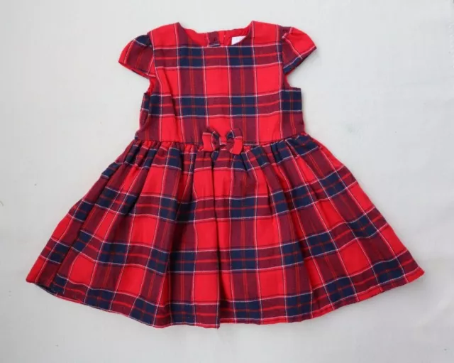 Baby Kleid Festkleid | Rot/Nachtblau | Größe 80 | Neuwertig | 4-tlg. 3