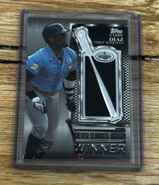 2024 TOPPS SERIES 2 YANDY DIAZ Silver Slugger Award Winner Patch Tampa