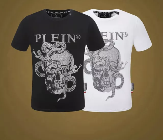 MAGLIETTA PHILIPP PLEIN strass serpente e teschio EUR 27 56 PicClick IT