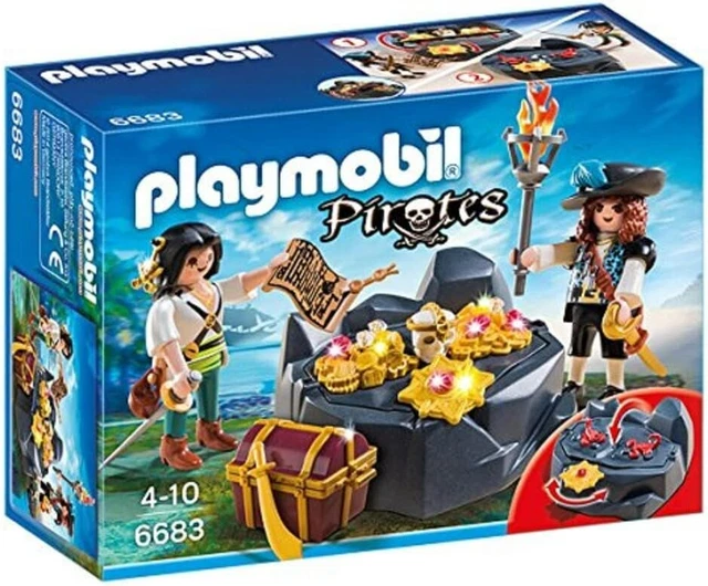 PLAYMOBIL 5646 Pirates Combat pour Le trésor d'Or