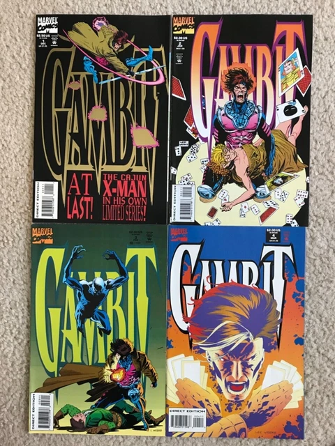 Several X-Men character mini-series lot.  Rogue,Gambit,Beast,Storm, etc