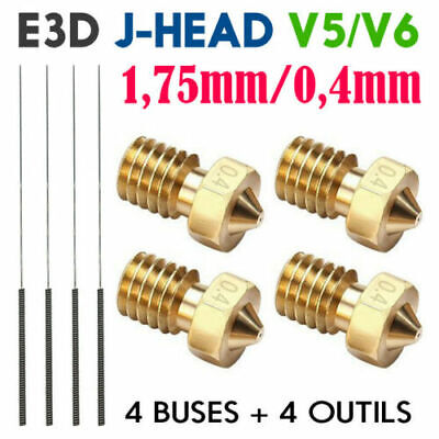 10x Buse Nozzle 0.4mm pour Geeetech Prusa I3 Pro B /Pro C/ I3A PRO MeCreator 2 
