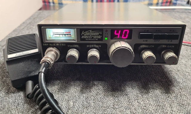 RADIO CB CIBI Kraco KCB-4004 (1978) - 40 Canaux AM Micro Vintage Rare