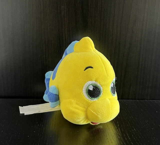 DISNEY STORE ANIMATORS Flounder 5” The Little Mermaid Plush Soft Toy £3