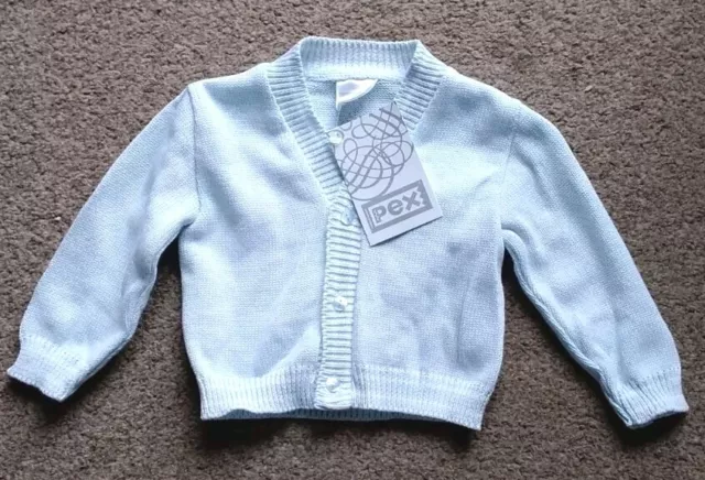 BNWT Baby Boys Sky V Necked Knit Cardigan by Pex🎈