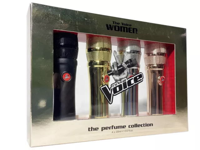 The Voice Woman Parfum Collection Parfüm Eau de Toilette 4 x 20ml Black Edition