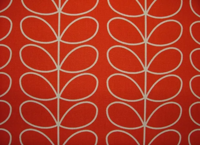 Orla Kiely Linéaire Tige Tomate Coton Rideau Tapisserie Coussin Artisanat Tissu