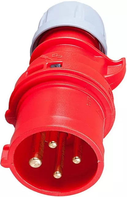 Voldt® Type 2 - angled 16A red commando, 3 phase