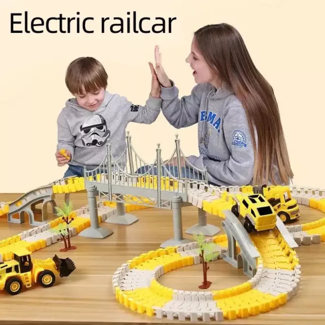 Giocattolo Bambino Treno locomotiva giocattolo da Montare Lego Regalo 2