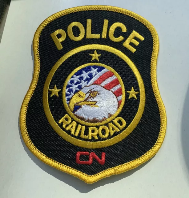 CN Railway Police Patch Canadian National Eagle