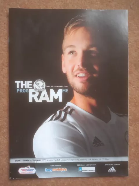 Derby County v Coventry City. 14th January 2012. Championship. Used condition