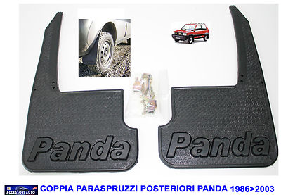 Sisley Paraspruzzi  per Panda Sisley 4x4 Paraschizzi Posteriori para spruzzi per auto 2 