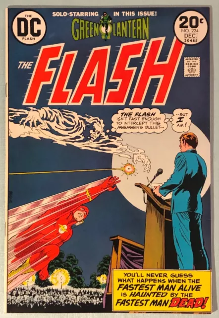 Flash #224 VF DC 1973 Green Lantern Dick Giordano