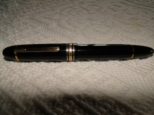 Montblanc Meisterstück Kolbenfüller "Zigarre" No.149 Rarität mit Goldfeder 14C