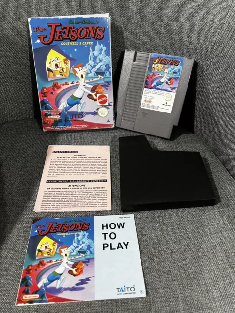 *Ultra Rare* The Jetsons Cogswell's Caper Nintendo NES Boxed AUS PAL *Complete*