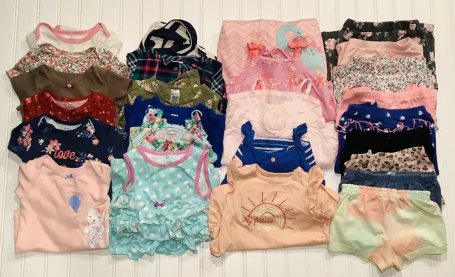 Infant Girls Clothing Lot Size 12 months (27 pieces)