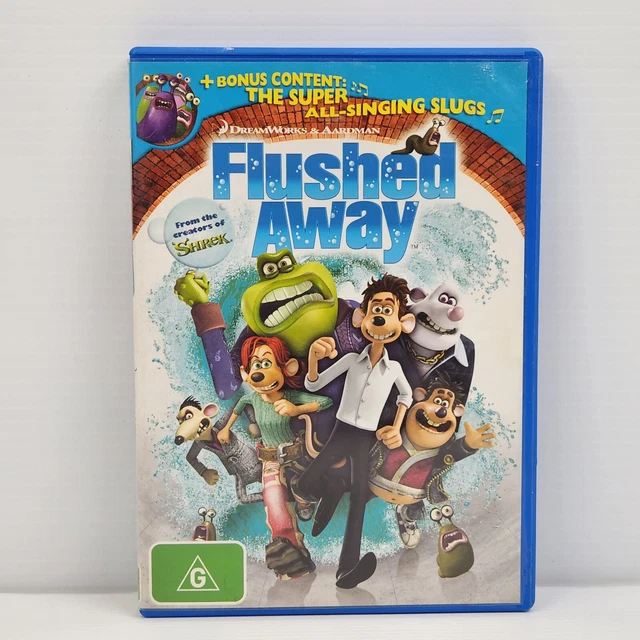 FLUSHED AWAY DVD Movie 2006 Hugh Jackman Kate Winslet Comedy Adventure