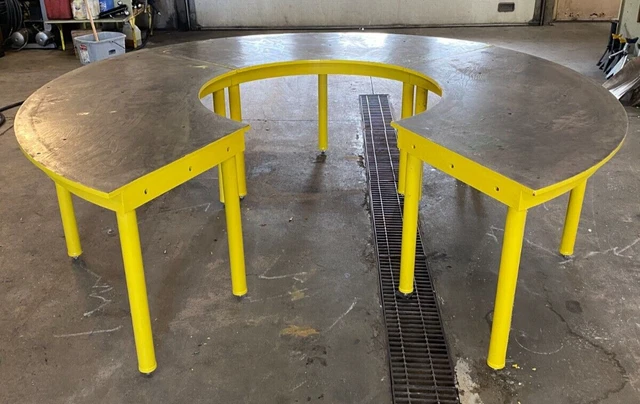 Three Curved Shop Tables