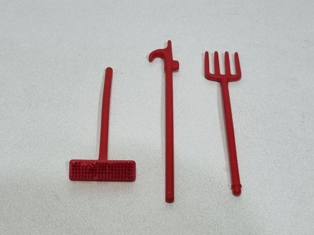 Pièce Détachée Playmobil - Chariot Rouge D'occasion Pour Compléter Vos Sets