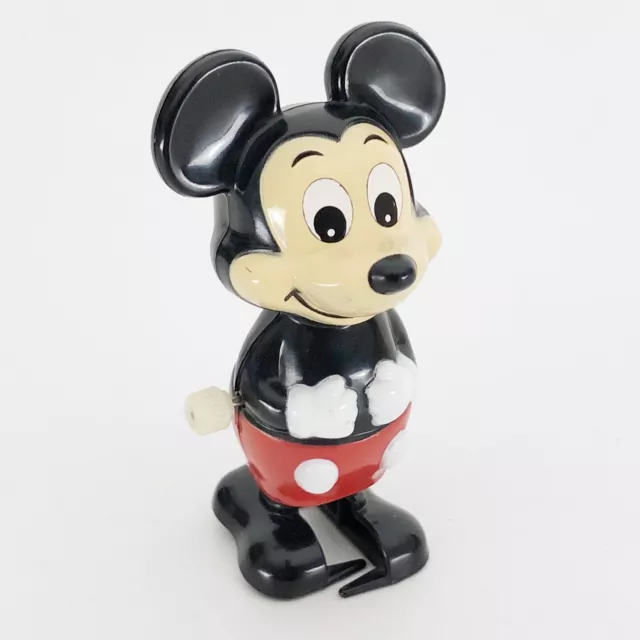 TOMY Mickey Mouse Figur Aufziehfigur Mechanisch Walt Disney Productions 9cm