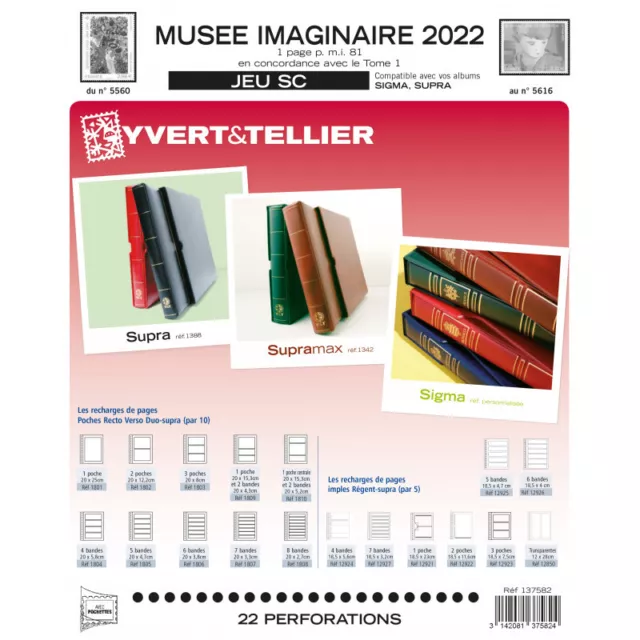 Jeux SC France Musée Imaginaire 2022 avec pochettes.