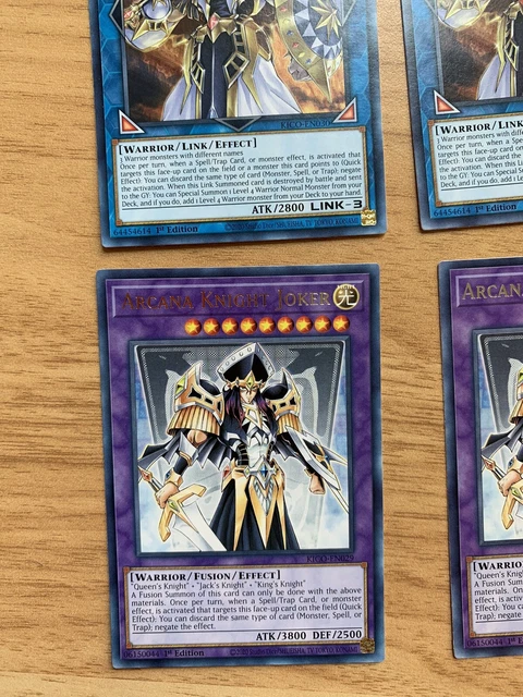 yugioh arcana knight joker arcana extra joker KICO-EN029 KICO-EN030 2x