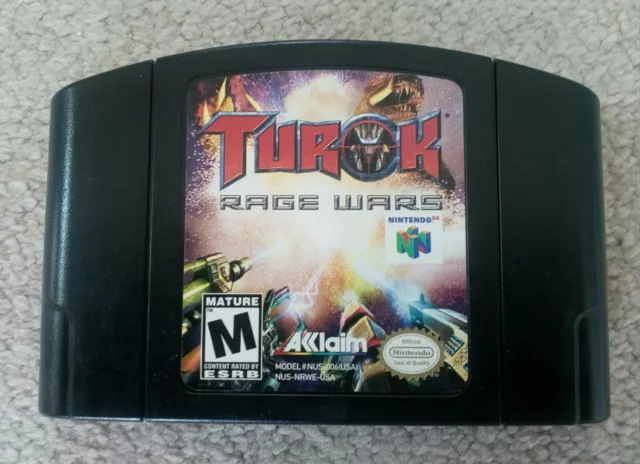 Turok Rage Wars N64 Usa Ntsc Cart
