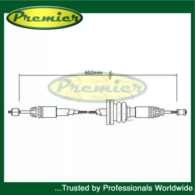 Premier Front Hand Brake Cable Fits Renault Trafic Vauxhall Vivaro Opel