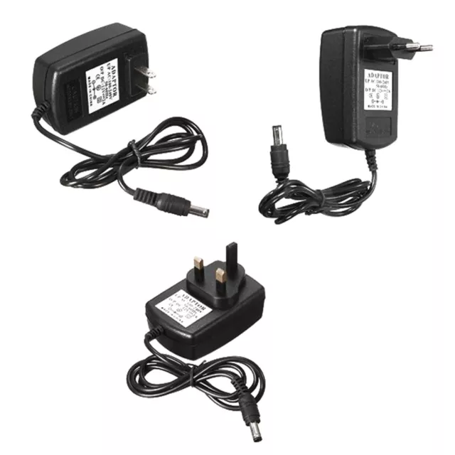 DC/AC 12V 1A 2A Power Supply Charger Adapter for LED Light Strip Camera CCTV LOT 2