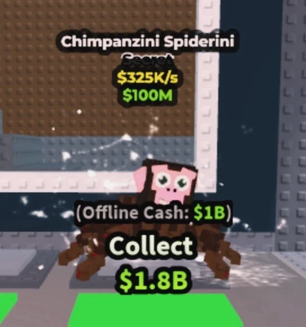 Roblox Steal a Brainrot Chimpanzini Spiderini Taco Fire