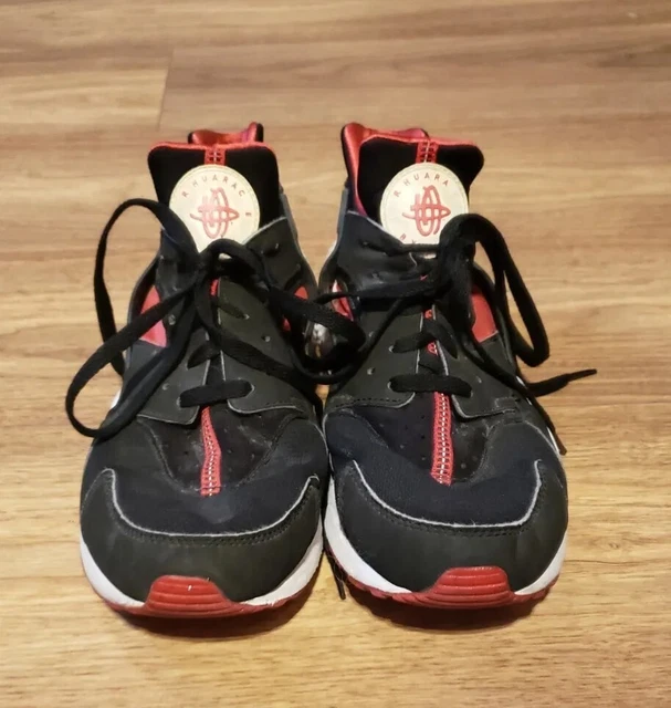 SNEAKERS STRINGATE NIKE Huarache Air Trainers da uomo UK 10 nere