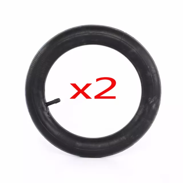 Pair 12 1/2 X 2.75 (12.5x2.75) Inner Tube Dirt Bike Tire Black Rubber Replacemen