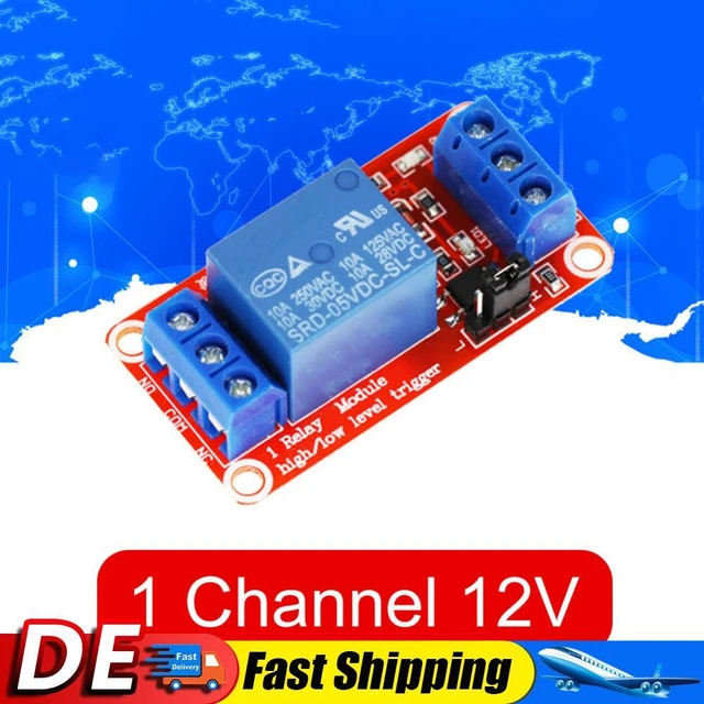 10PCS 5V Modulo Relè A Un Canale Interruttore Relè con Isolamento OPTO Trigger di Livello Alto Basso per Arduino Raspberry Pi ARM AVR  502