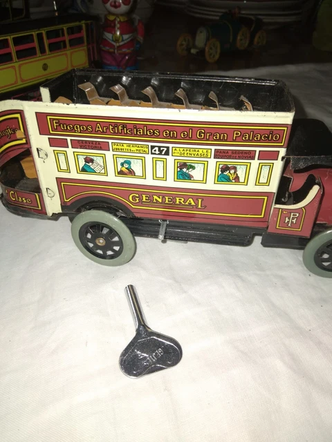 JOUET TOLE ANCIEN Bus Grand Tourisme Joustra EUR 40,00 - FR