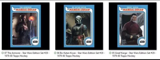 2023 Topps Star Wars Throwback Thursday Star Wars Set #29 Bo Katan Greef Armorer