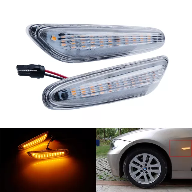 LED indicateur côté répétiteurs clignotants pour BMW E46 E90 E60 E61 X1 E84 E83