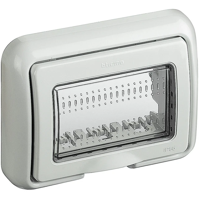 Scatola BTICINO IDROGO S28403WF IP40 3 Moduli Bianca – Installazione Facile, Qualità Legrand, Certificata CE