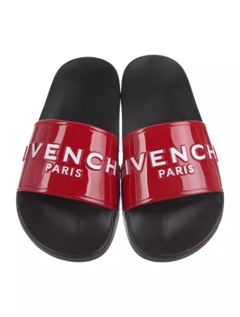GIVENCHY Printed Slides Red  35