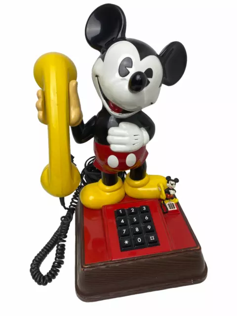 Micky Maus Telefon DEFEKT Deko Micky Maus Vintage Zettler DFeAp 322 POST rarität