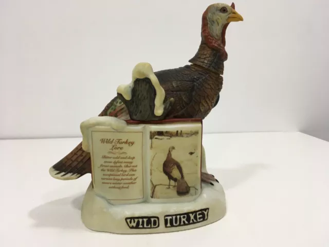 Austin Nichols large decanter 1983 empty "Wild Turkey Lore"