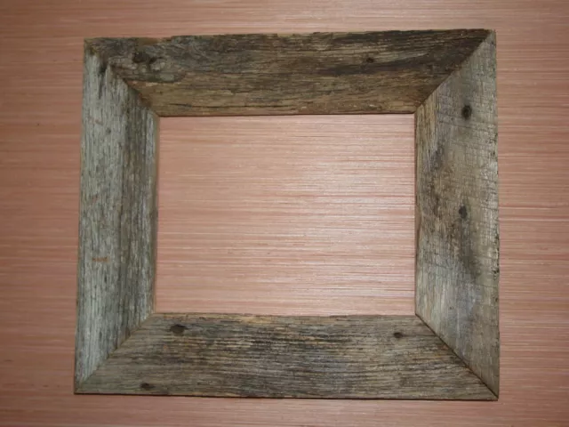 Picture Frame One of a Kind Rustic Weathered Reclaimed Oak Barn Wood 8" x 10"