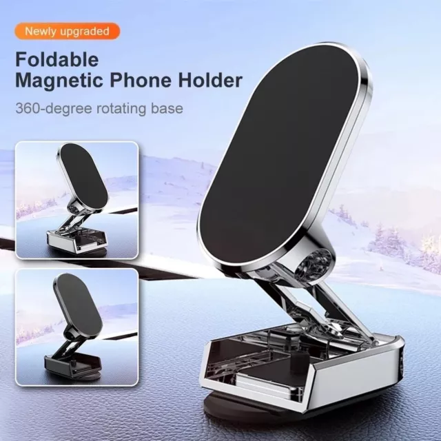 Baseus 360° Rotating Magnetic Cell Phone Holder Car Mount Stand Universal GPS