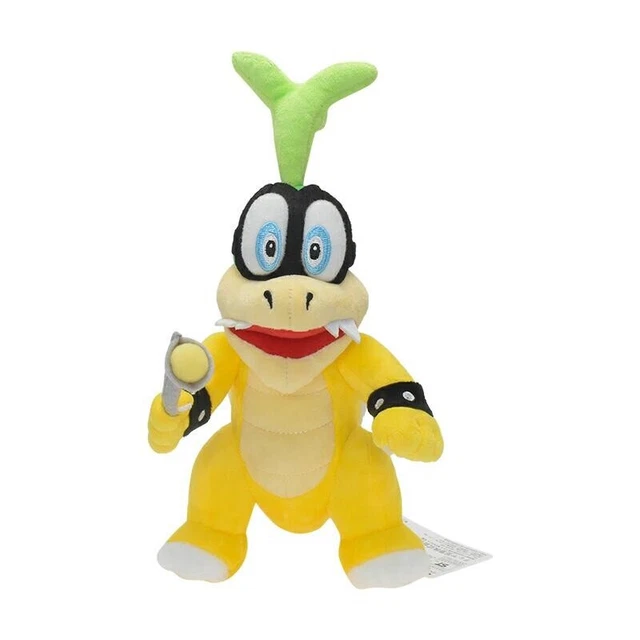 SUPER MARIO BROS Iggy Koopa Bowser Koopalings Plush Doll Stuffed Soft