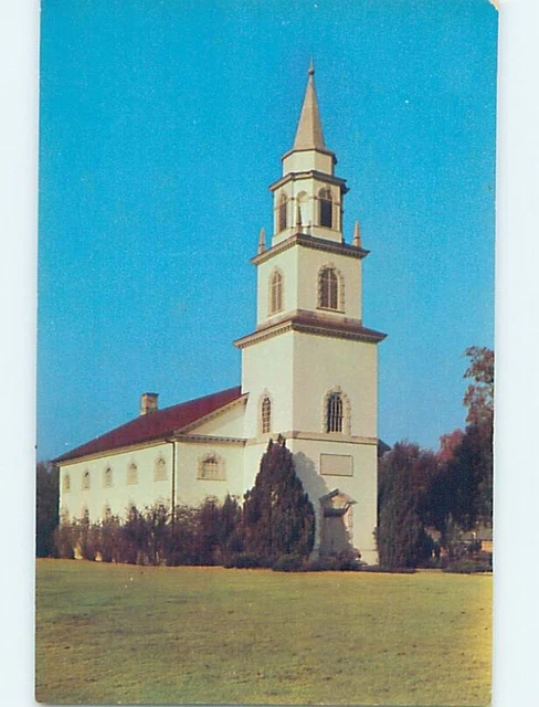 Unused Pre-1980 CHURCH SCENE Fort Benning - Columbus Georgia GA A7689@