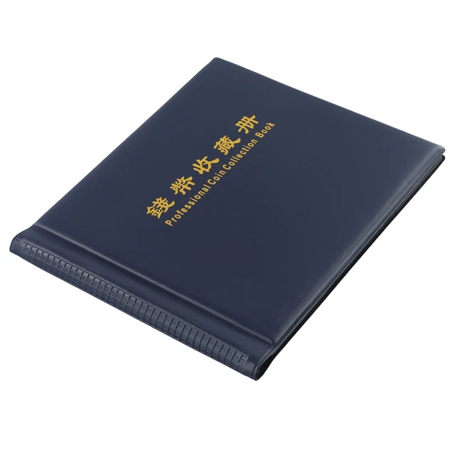 Collection Storage Money Penny Album Book 240 Holders Pocket Case Coin Coins
