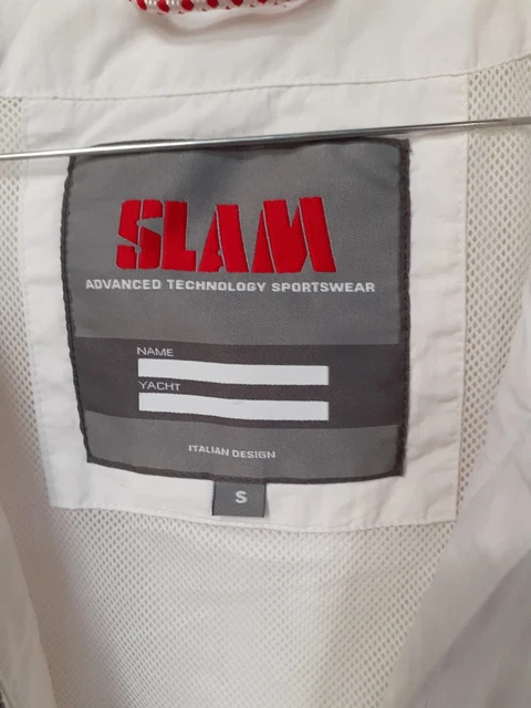 Giacca bianca sportiva da donna SLAM, abbigliamento tecnico da vela Giacca bianca sportiva da donna SLAM, abbigliamento tecnico da vela