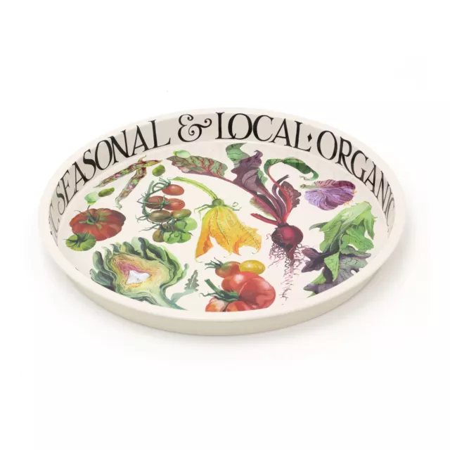 Emma Bridgewater Dig The Garden Round Deep Well Tin Tray | Kitchen Tray